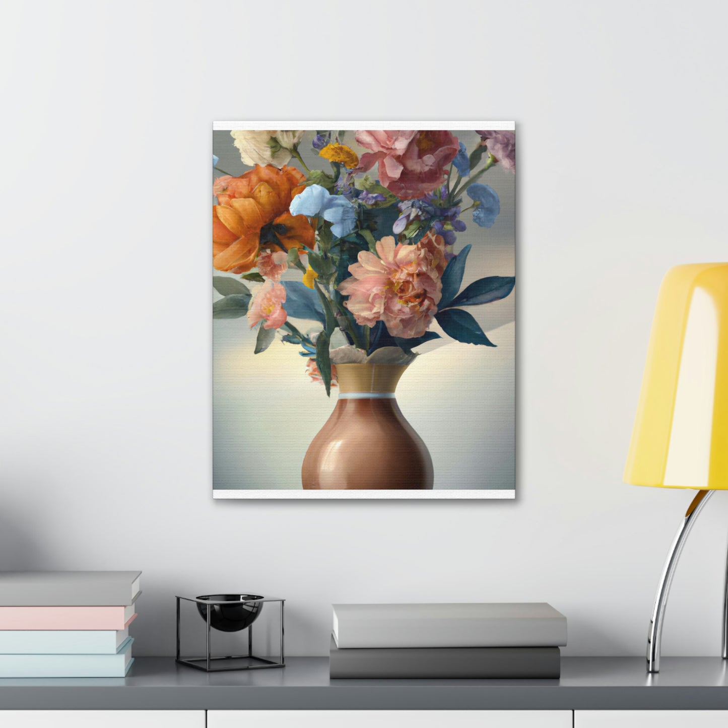 Blooming Floral Splendor. - Canvas