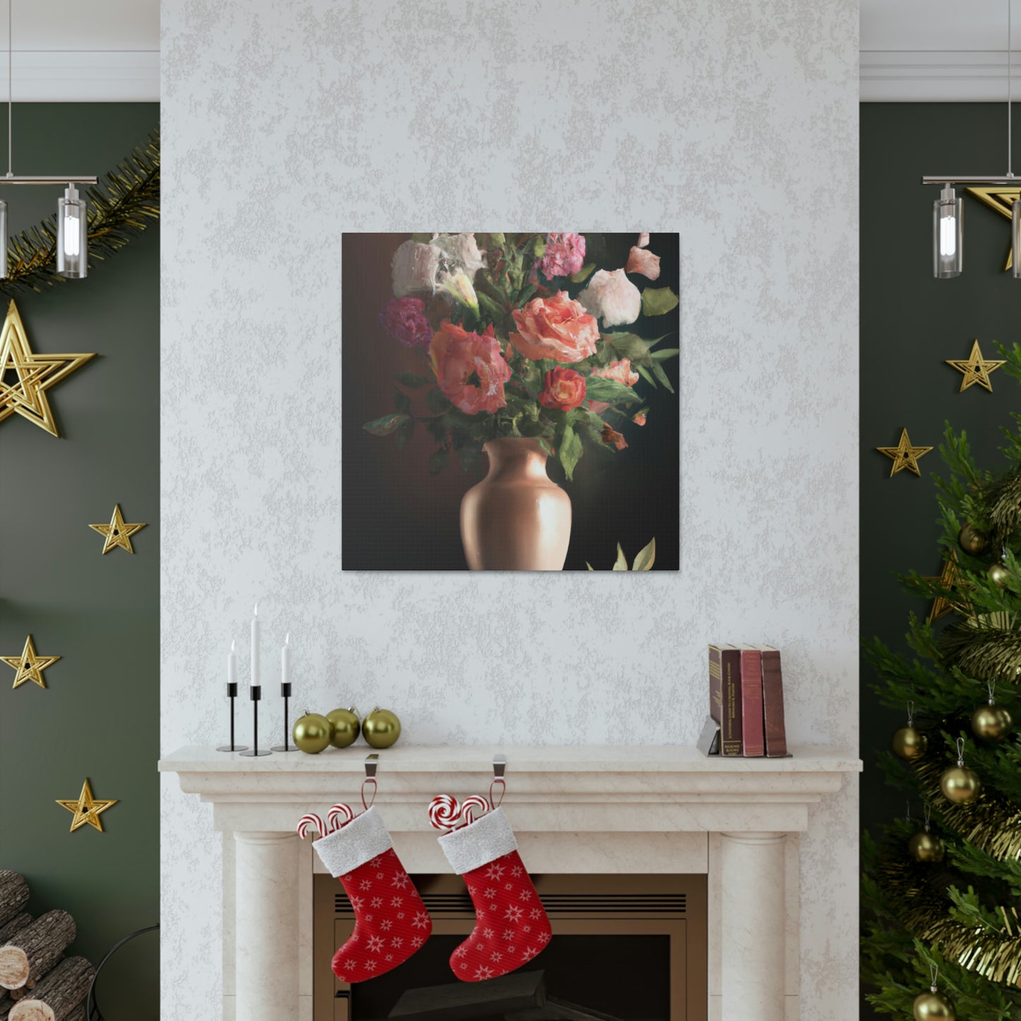 "Floral Finery Wonderland" - Canvas