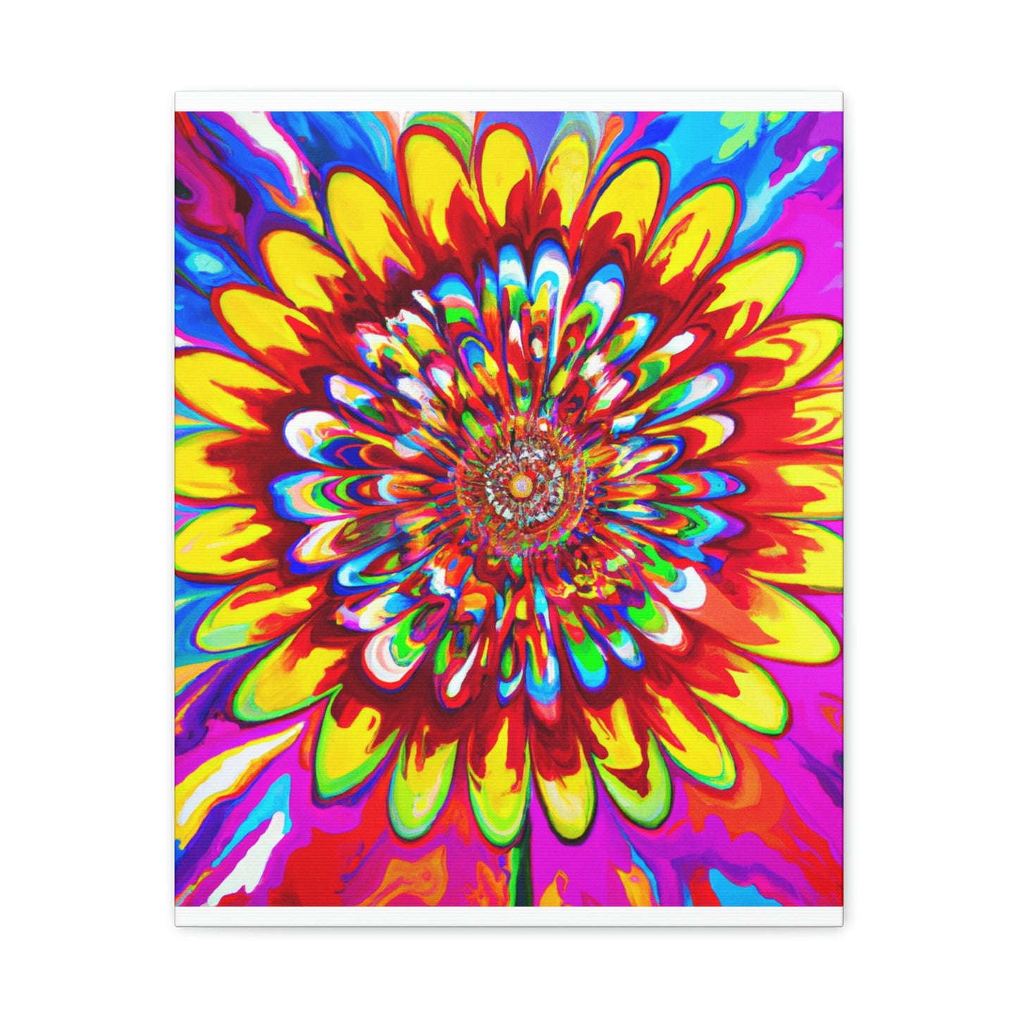 "Vivid Plume" - Canvas