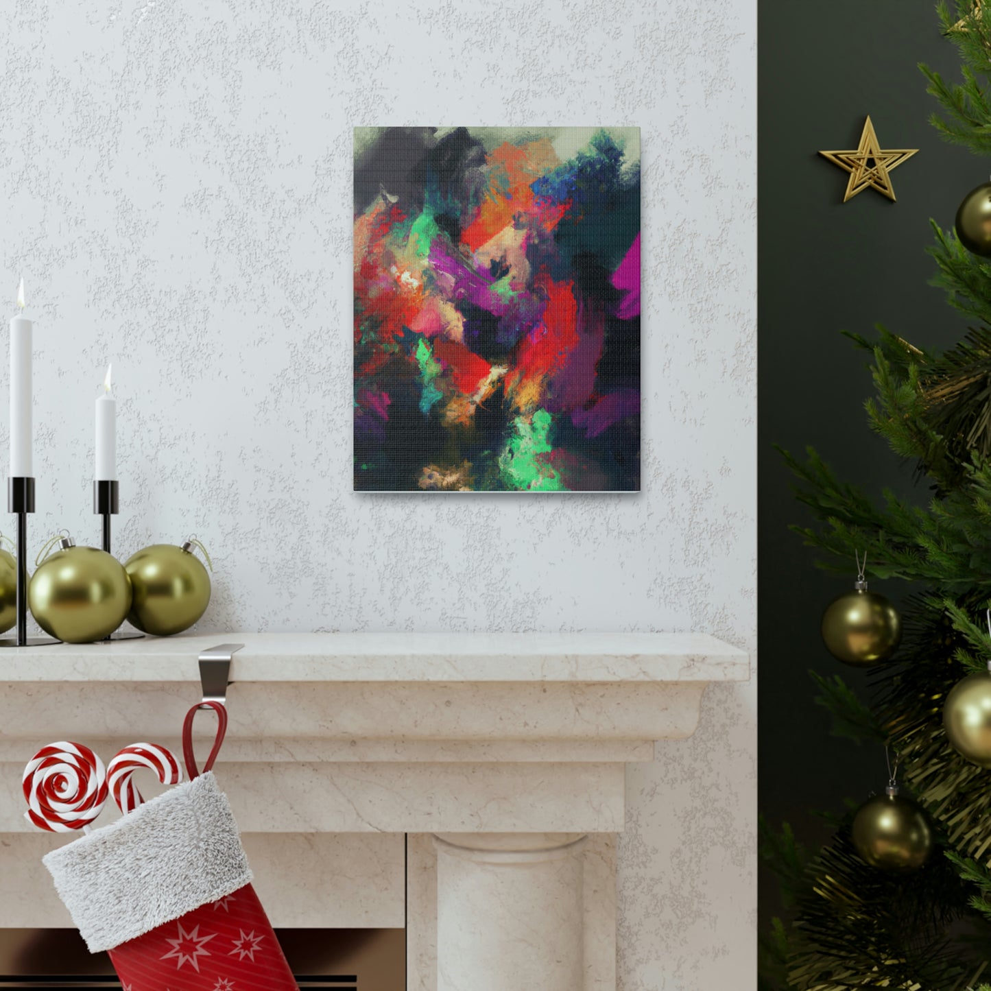 Vivid Vibes. - Canvas