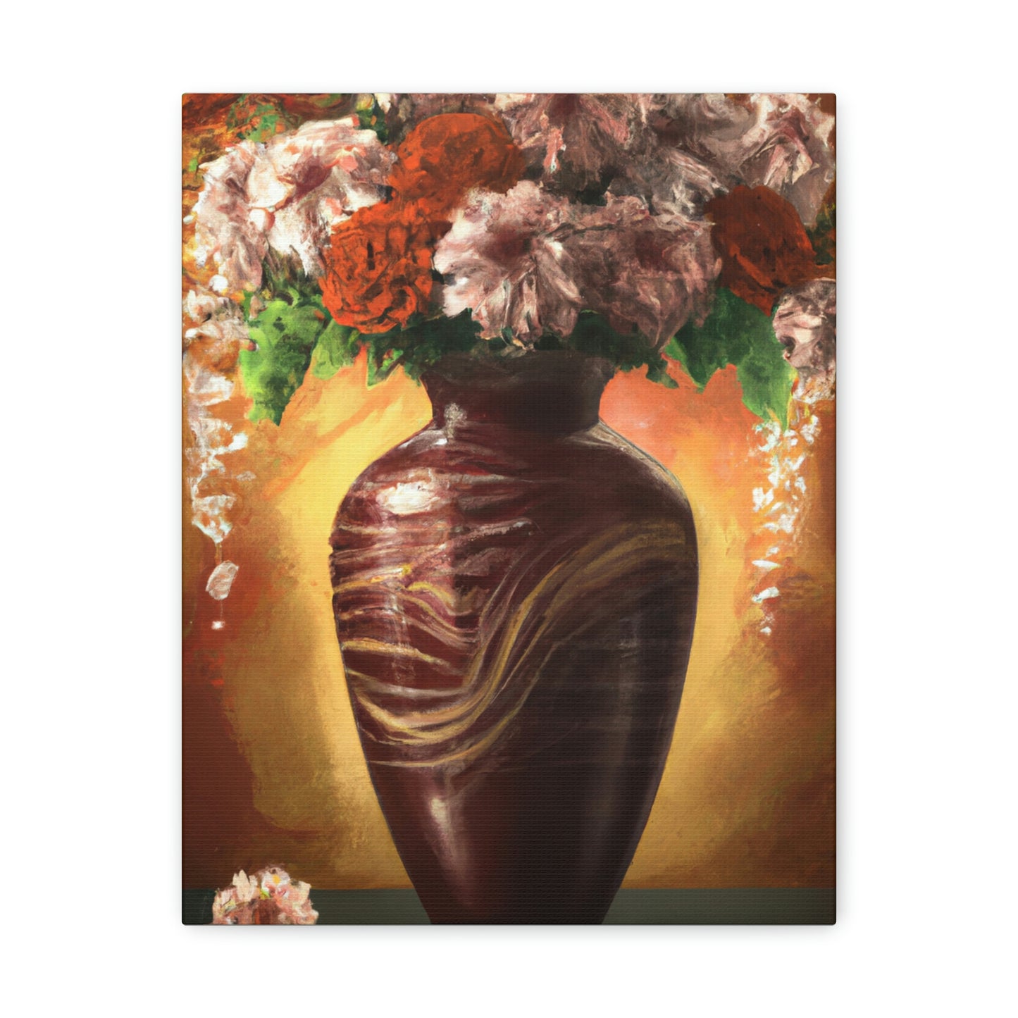 Floral Marvel Scene - Canvas