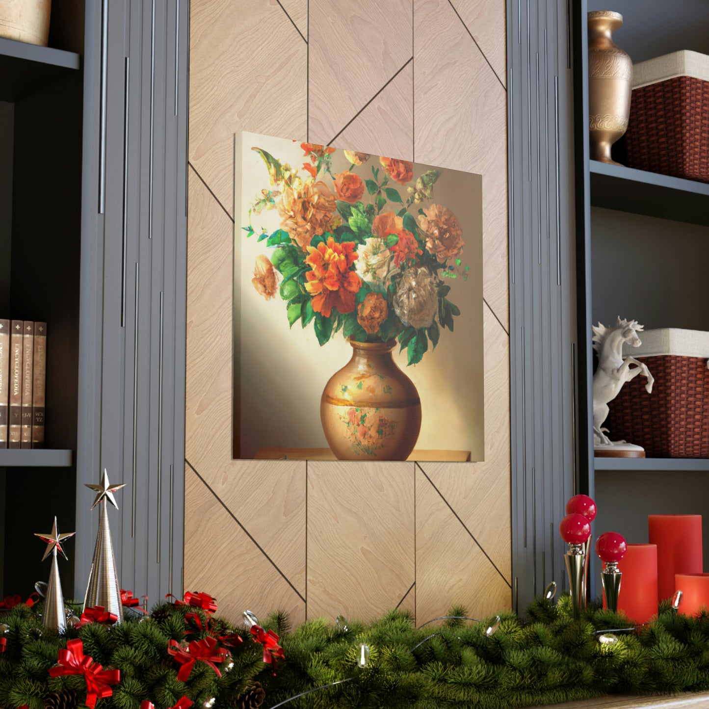 Floral Finesse Honed. - Canvas