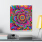 Vivid Floral Burst - Canvas