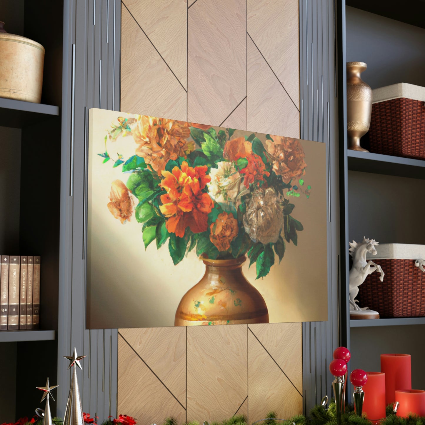 Floral Finesse Honed. - Canvas