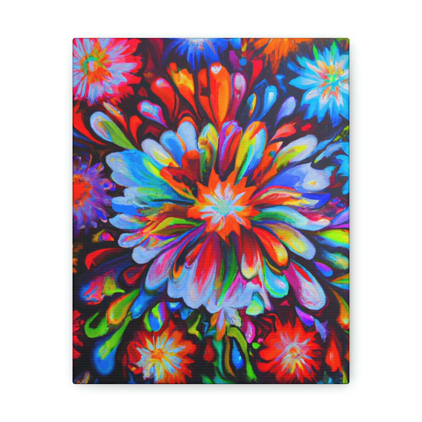 Vivid Floralscape. - Canvas