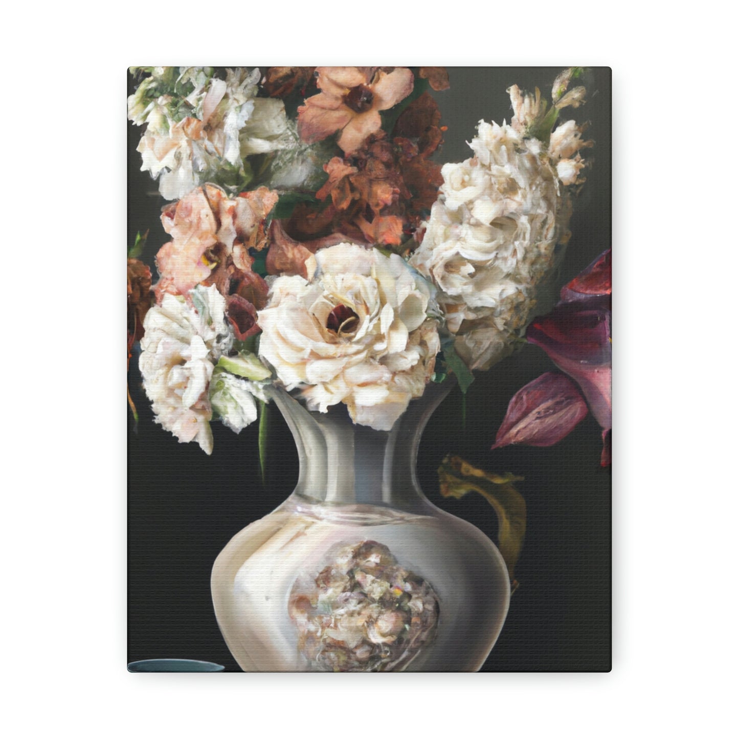 Tender Blooms Brushed. - Canvas