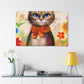 Feline Flora - Canvas