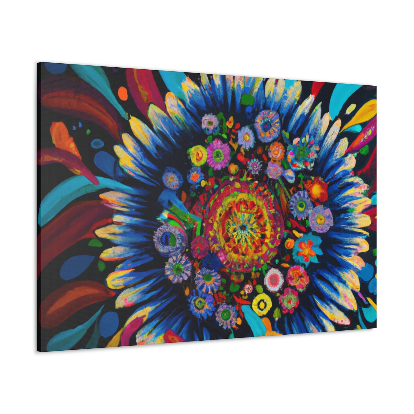 Vibrant Bloom. - Canvas