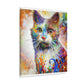Bloomy Feline! - Canvas