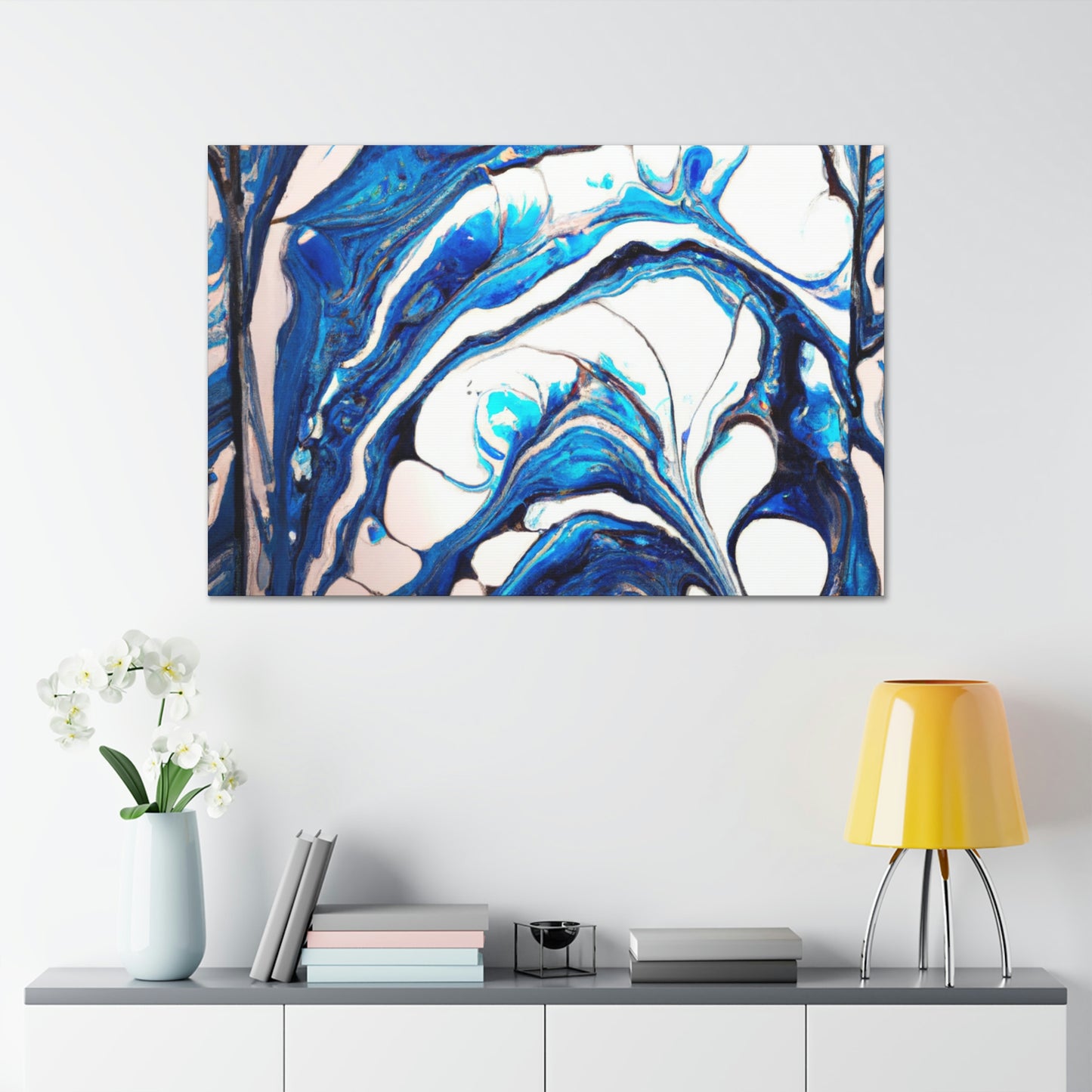Aqua Splendor. - Canvas