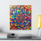 Psychedelic Bloom. - Canvas