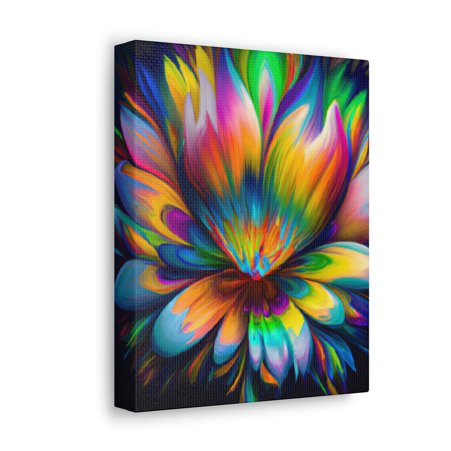 "Psychedelic Bloom" - Canvas