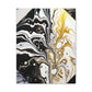 Golden Sparkle Flow. - Canvas