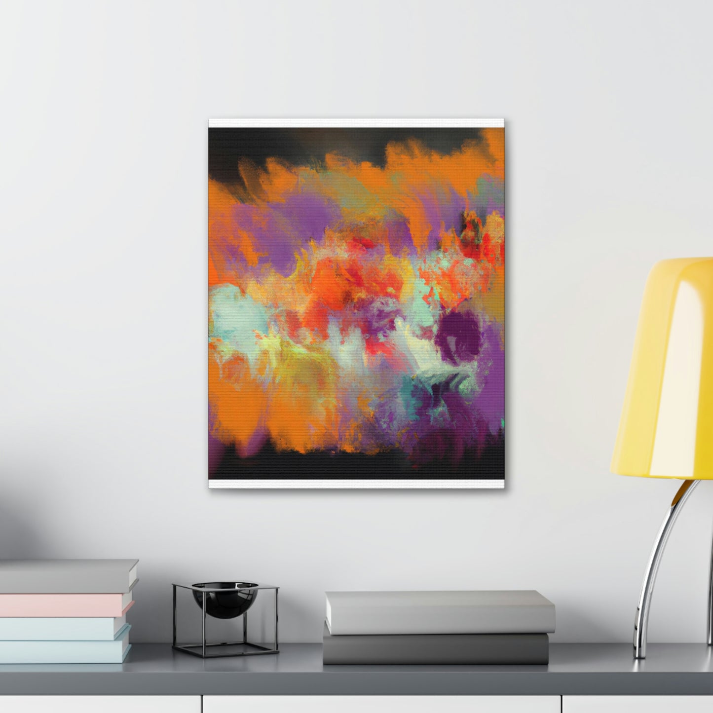 Coral Sparkle. - Canvas