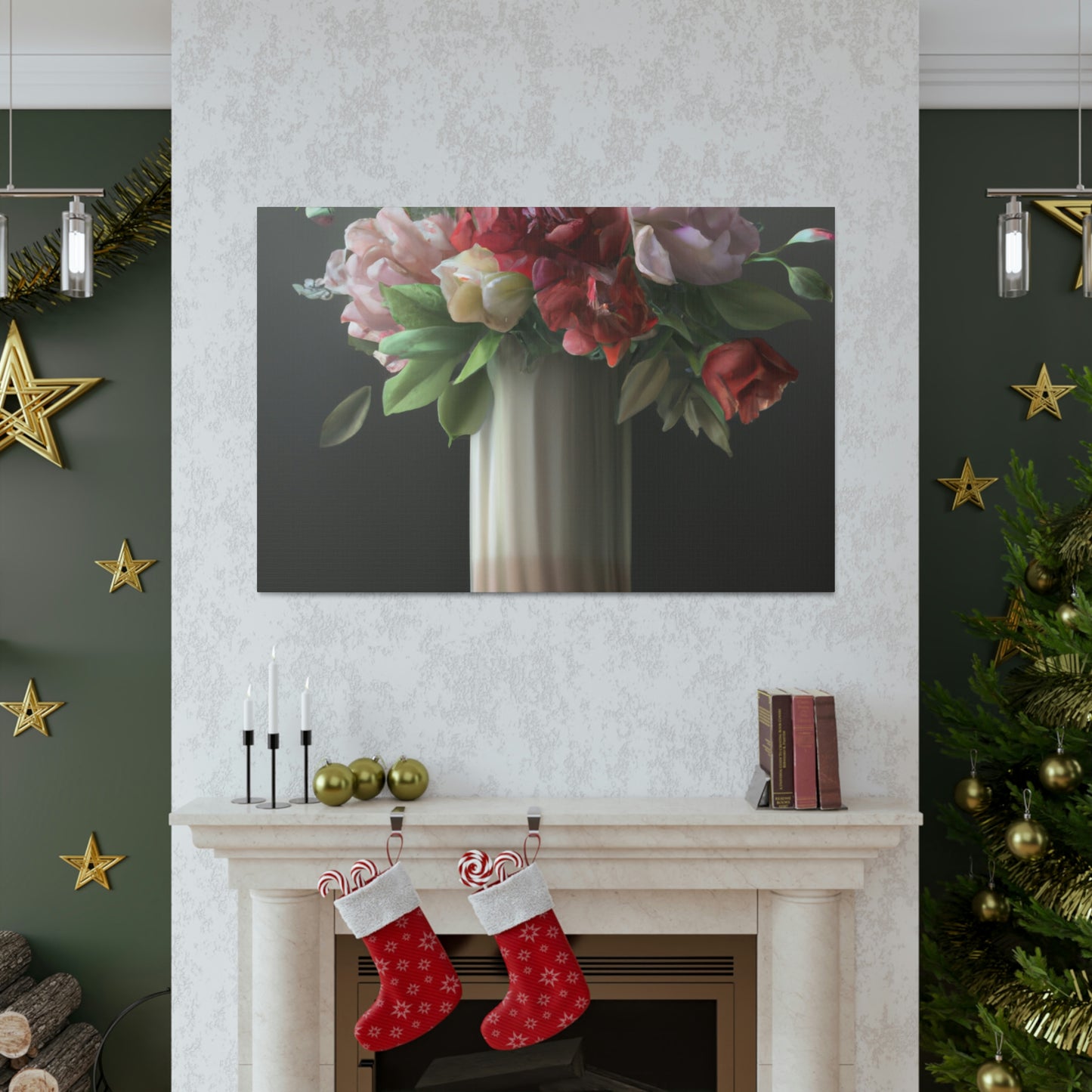 Blossoming Petals Captured - Canvas