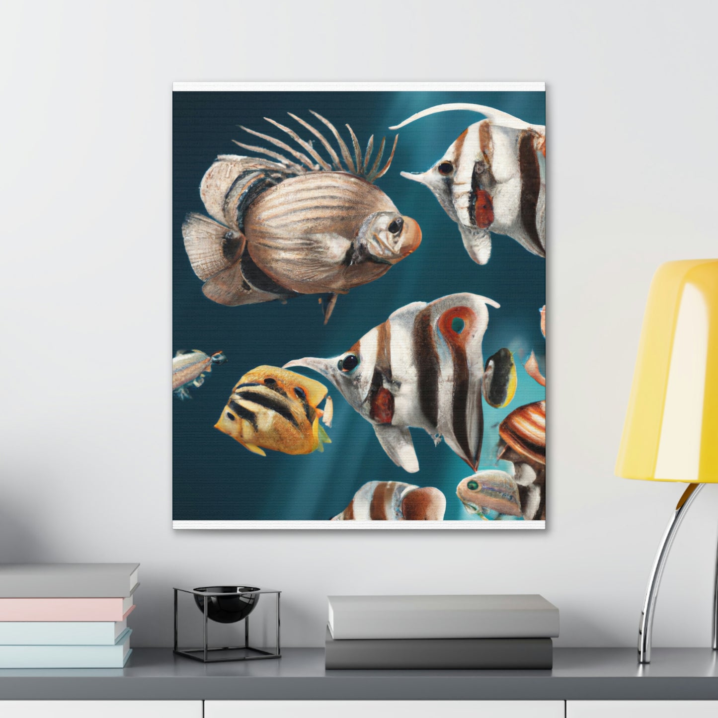 Oceanic Sea Life - Canvas
