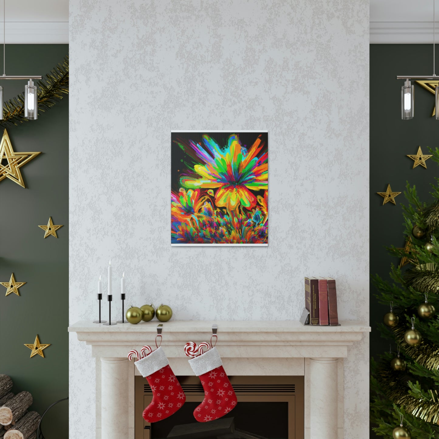 Vivid Bloom. - Canvas
