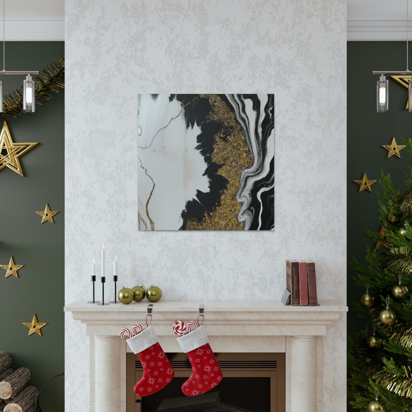 Golden Fusion Art - Canvas