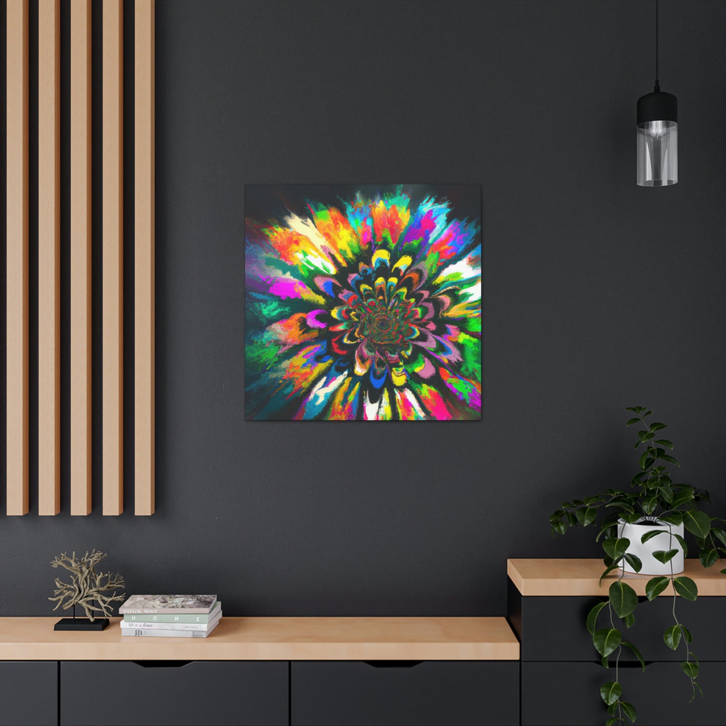 Vivid Flora. - Canvas