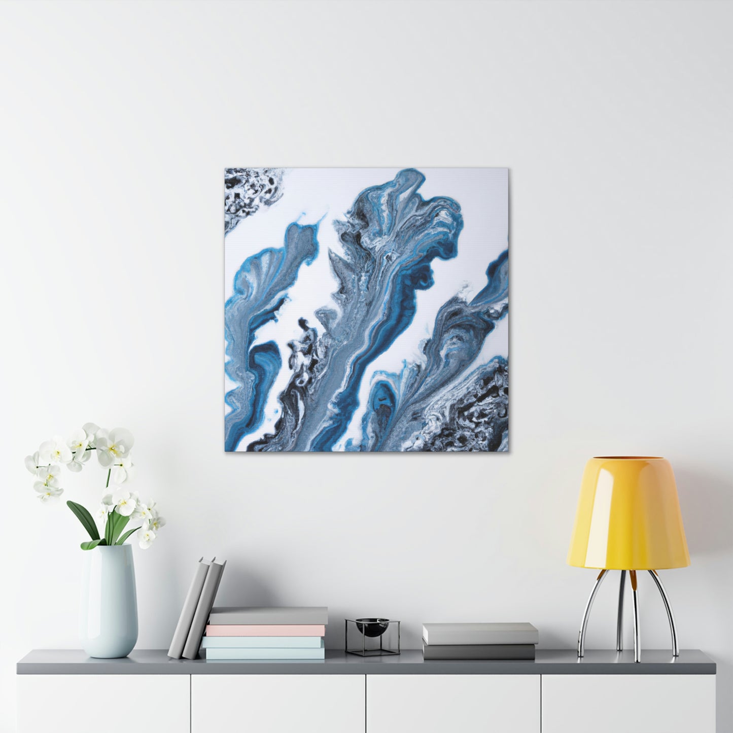 Blue Whirl - Canvas