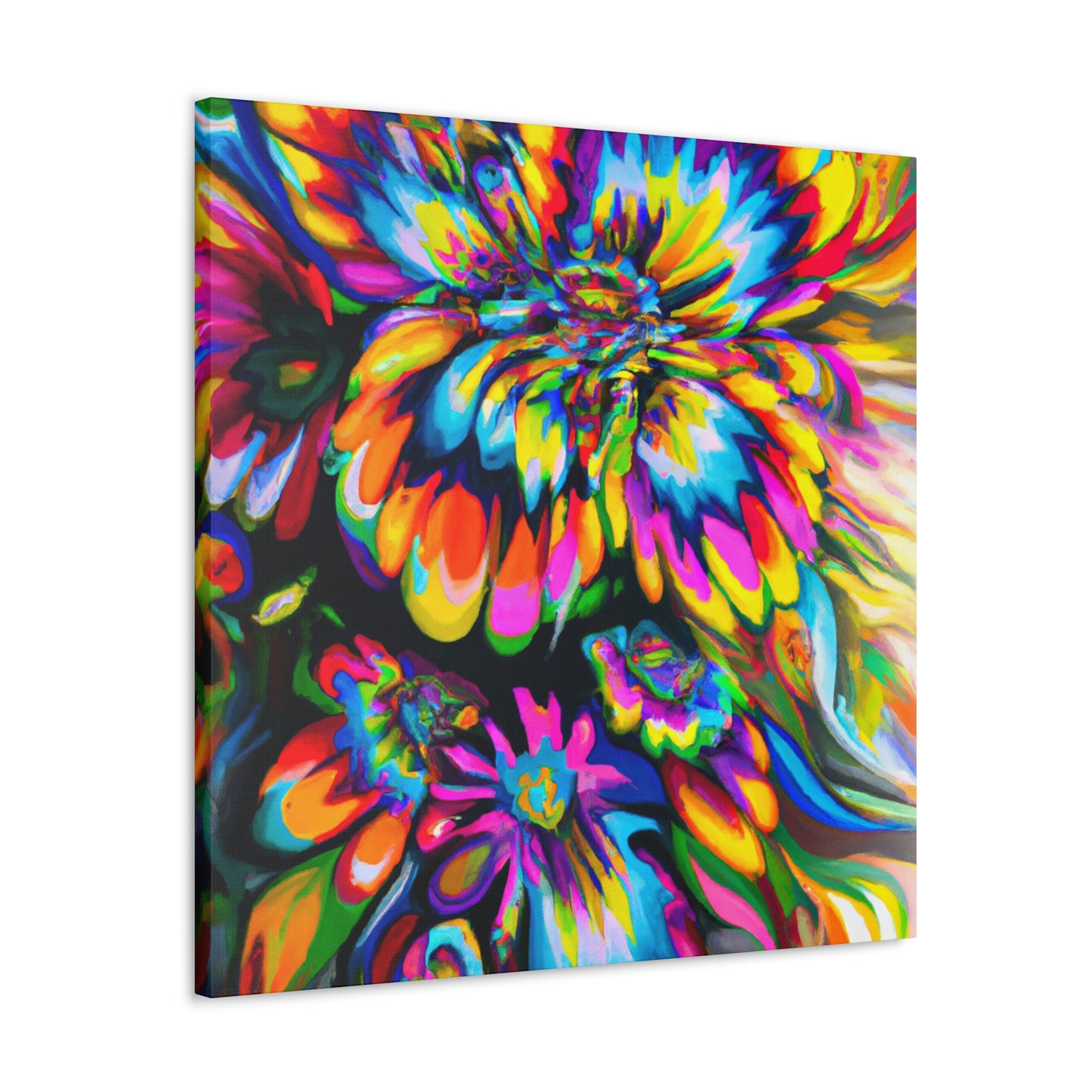 Joyful Bloom. - Canvas