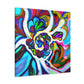 Psychedelic Bloom. - Canvas