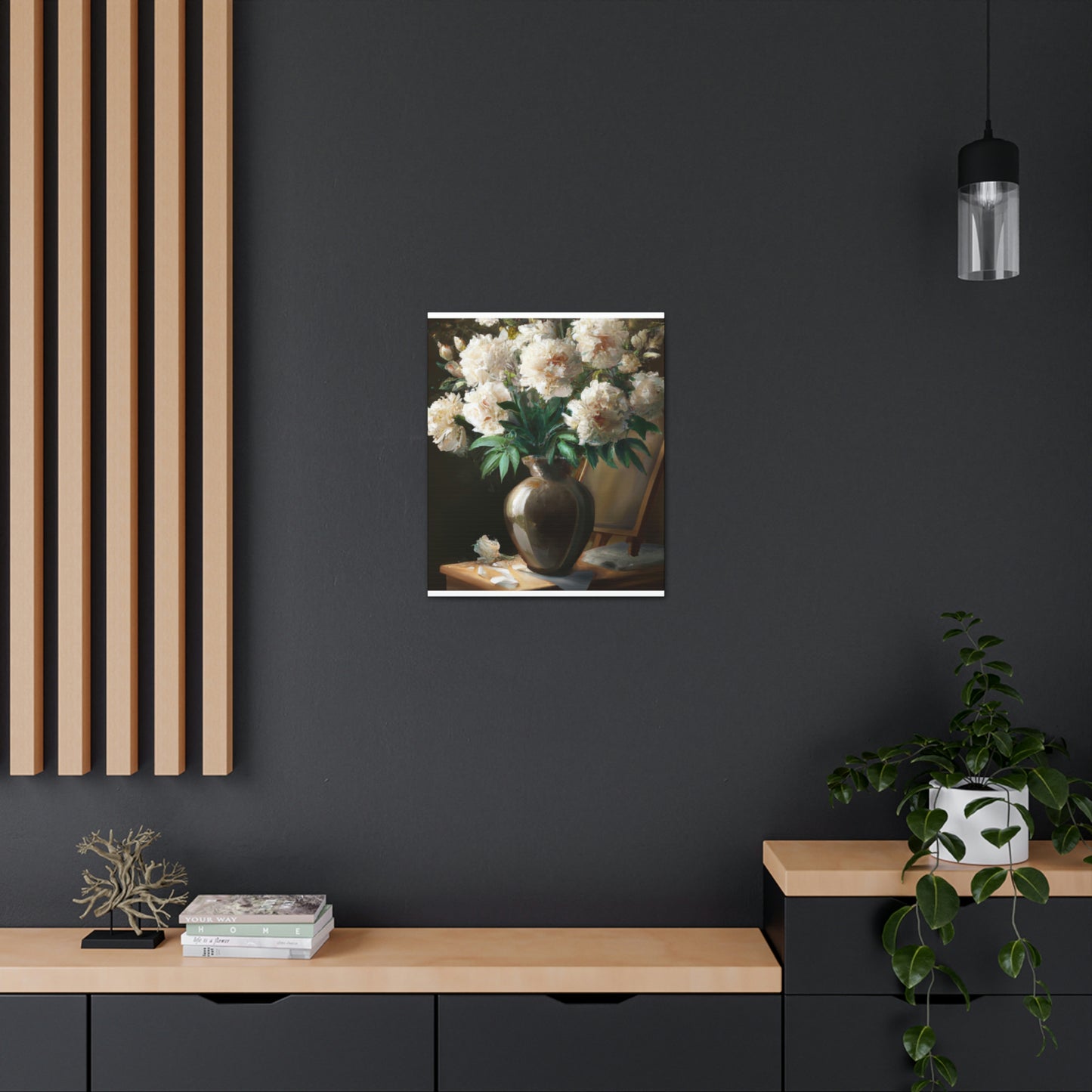 Floral Glamour Burst - Canvas