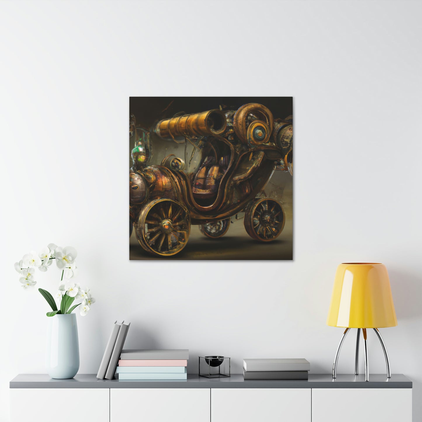 Steampunk Motorcar - Canvas