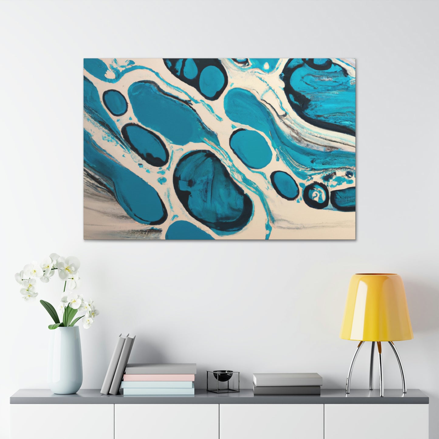 "Aqua Flow" - Canvas