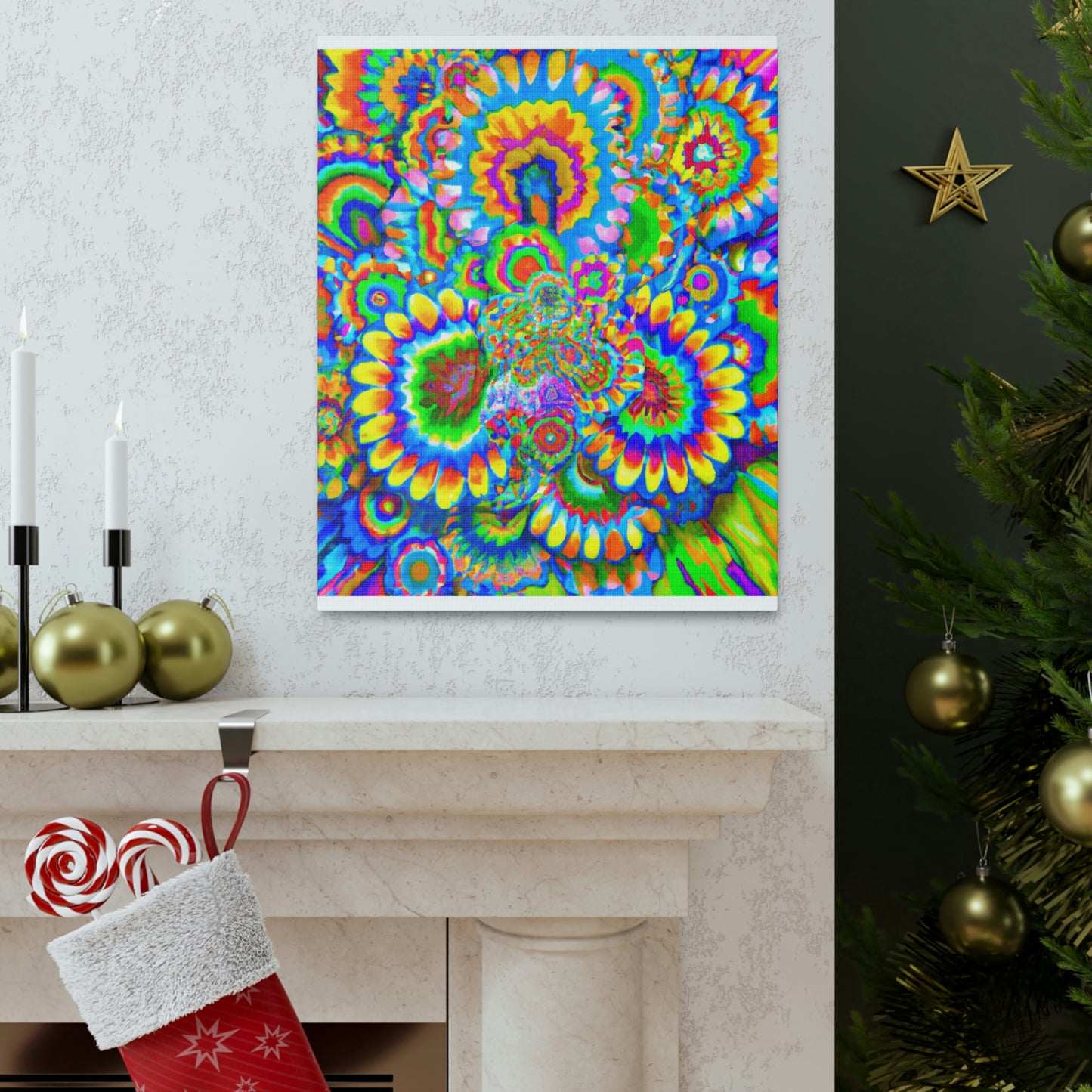 "Trippy Bloom" - Canvas