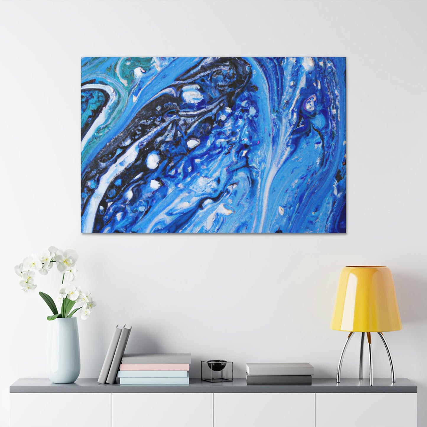 "Aqua Bliss" - Canvas