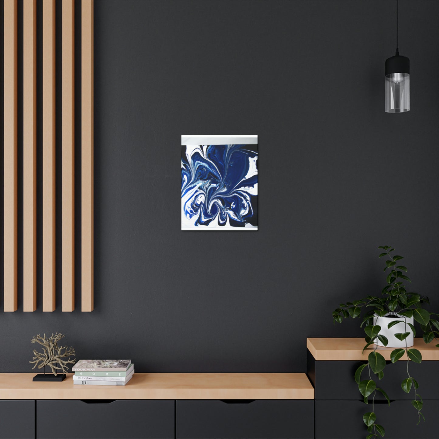 Blue Embrace. - Canvas