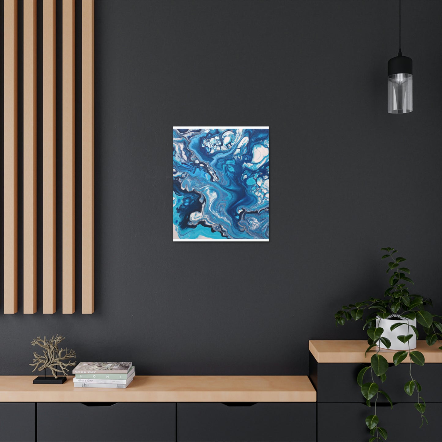 Blue Elegance - Canvas