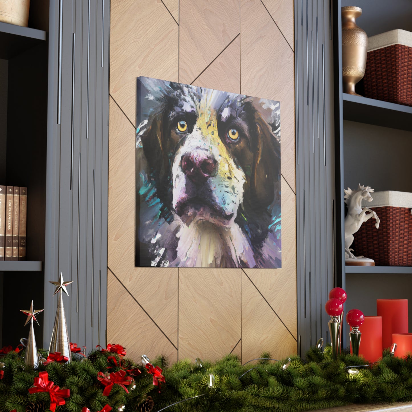 Dogful Vibrancy - Canvas