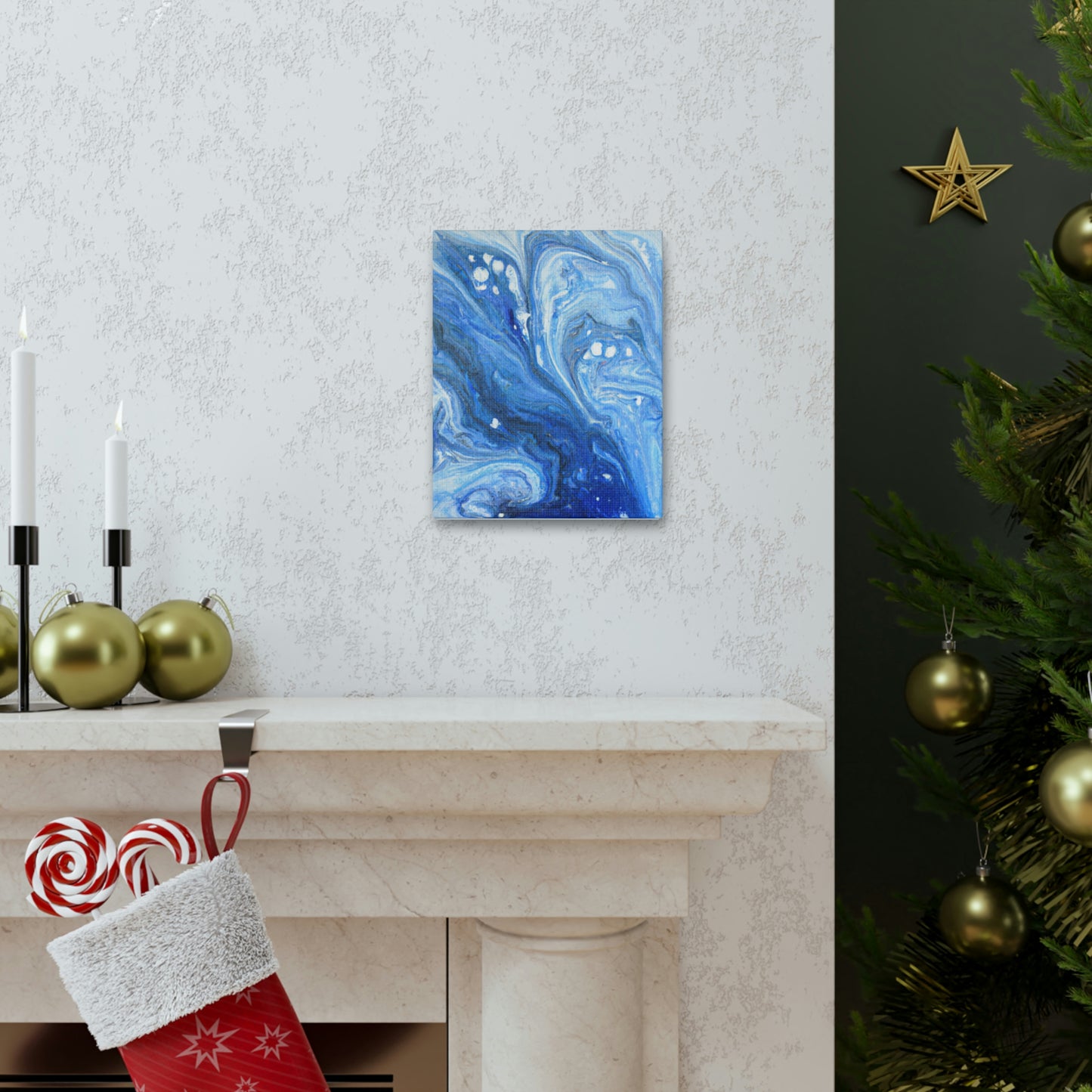 Cosmic Blue. - Canvas