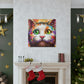 Feline Floral - Canvas