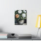 Glowing Floral Splendor. - Canvas