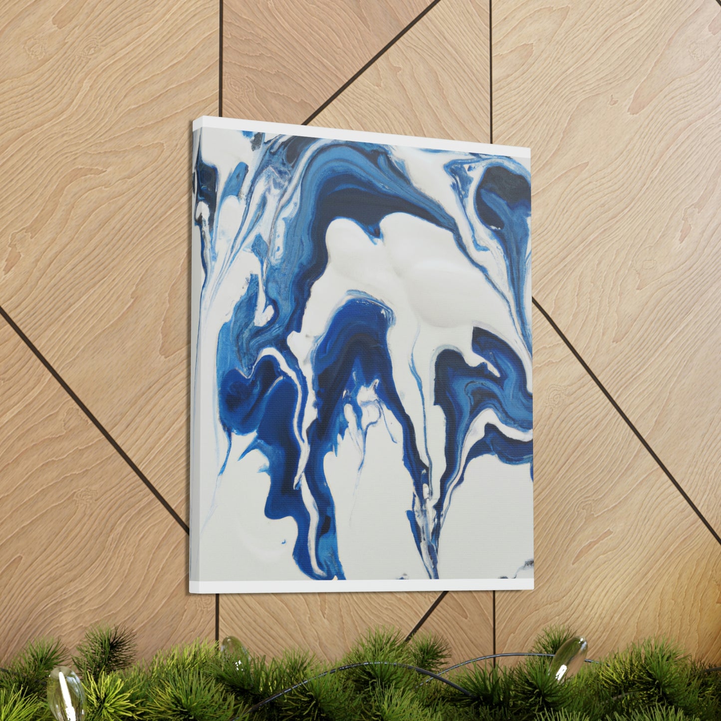Blue Flux. - Canvas