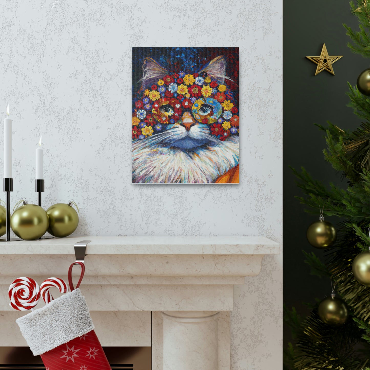 "Feline Vibrance" - Canvas