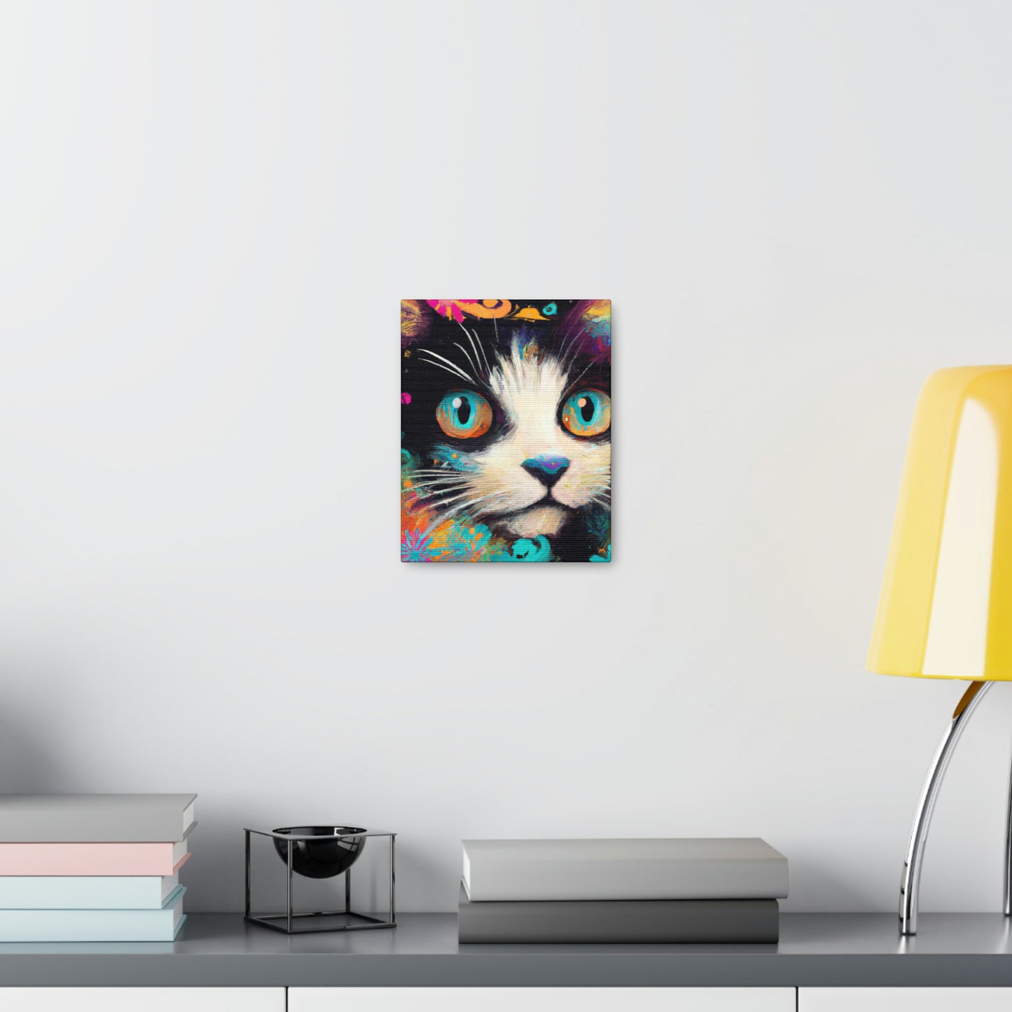 Feline Flourish. - Canvas