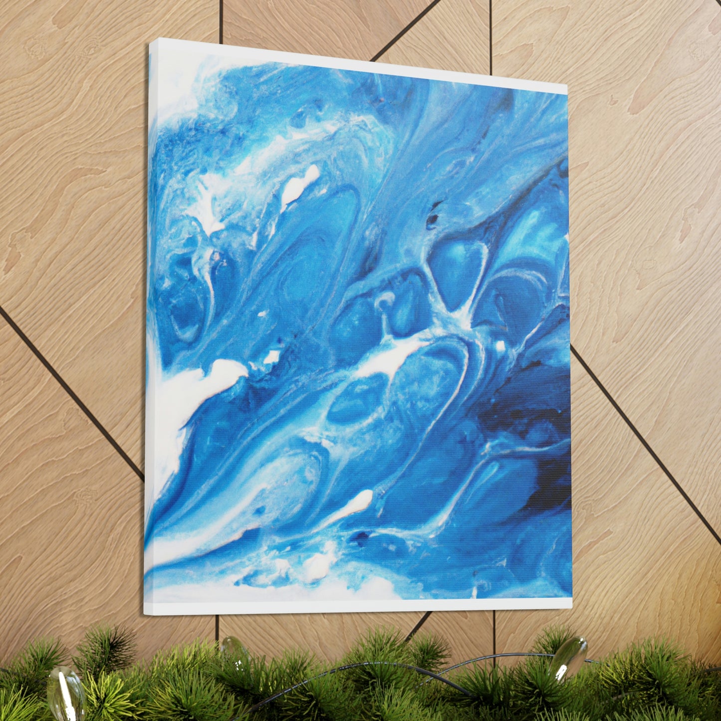 Blue Vapour. - Canvas