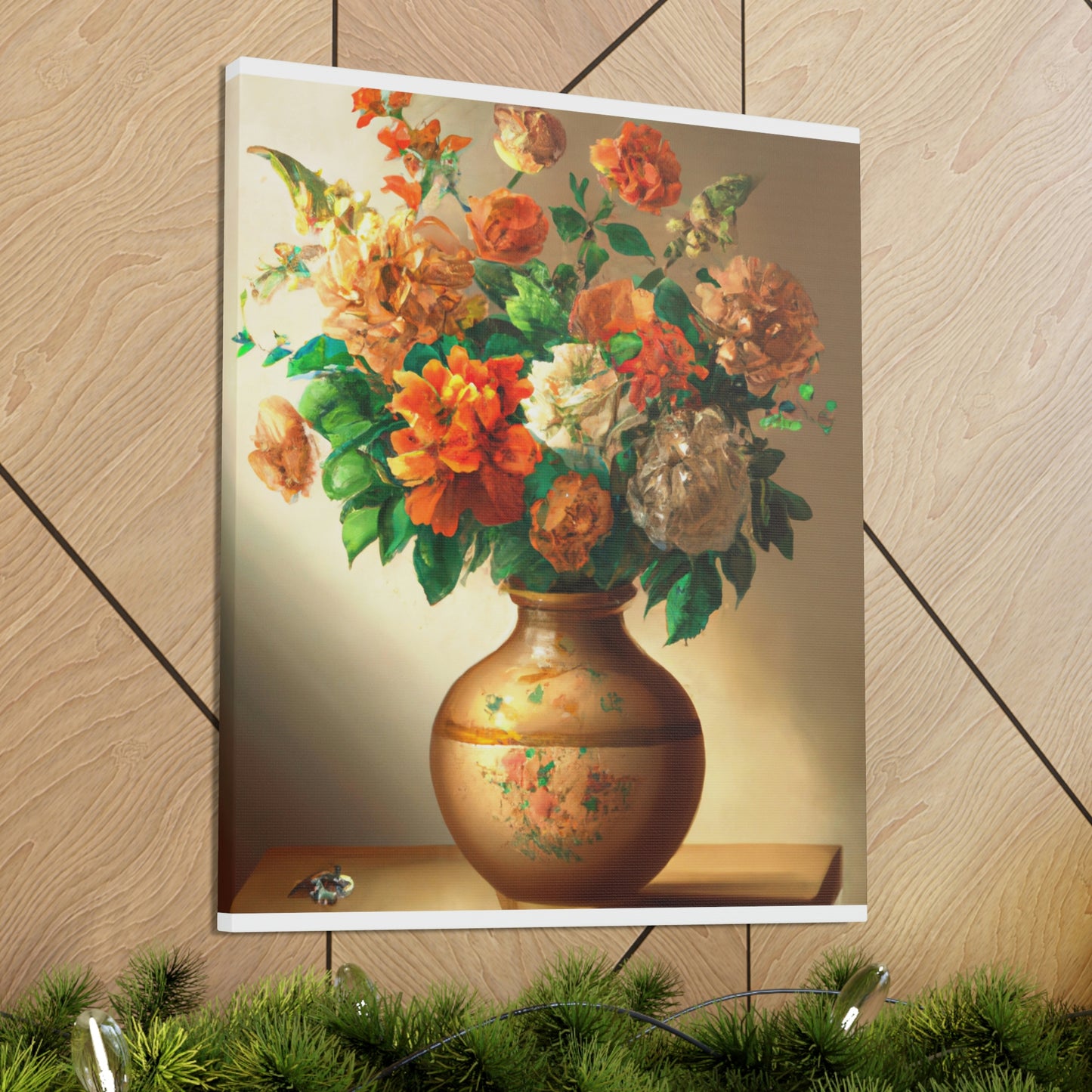 Floral Finesse Honed. - Canvas