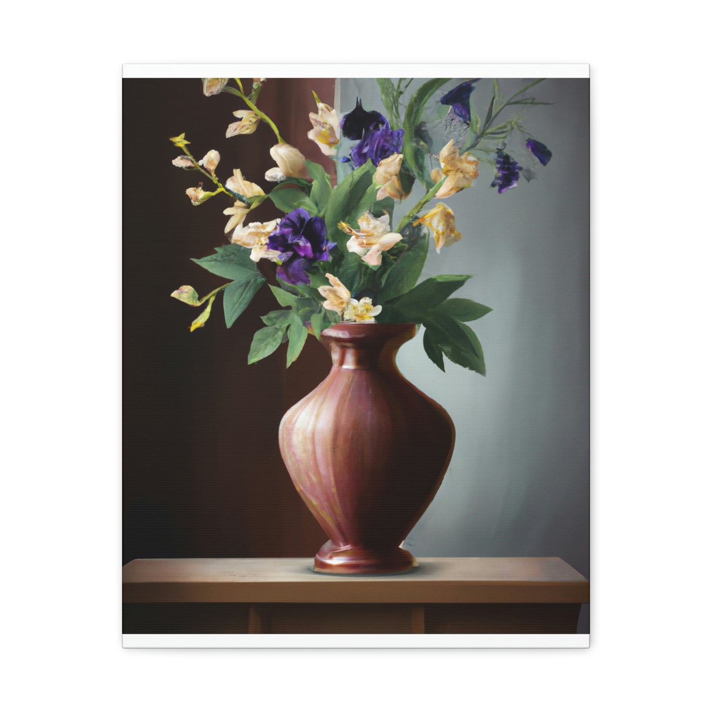 "Intricate Floral Weave." - Canvas