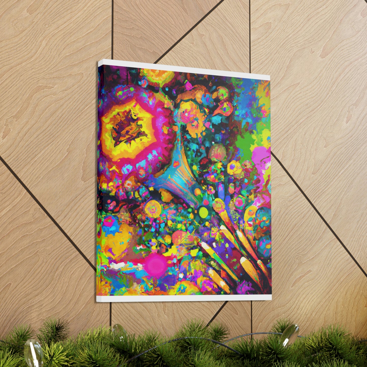 "Psychedelic Bloom" - Canvas
