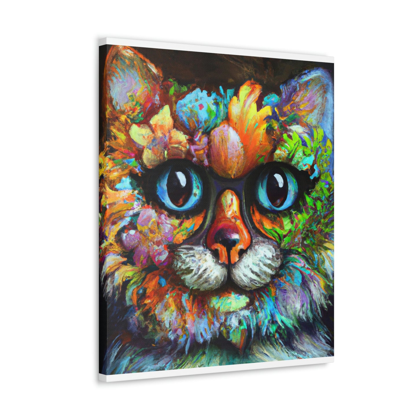 Blissful Cat - Canvas