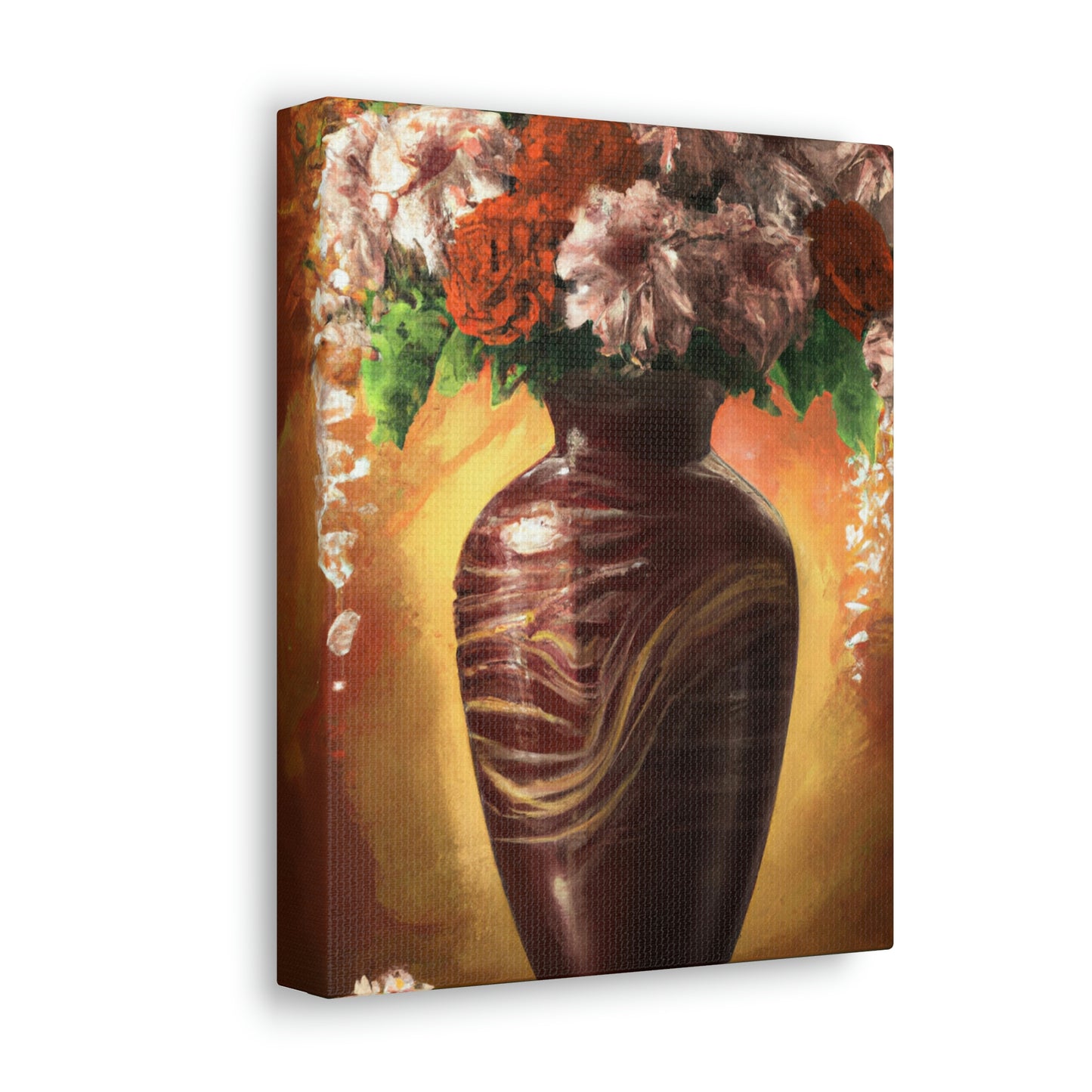 Floral Marvel Scene - Canvas