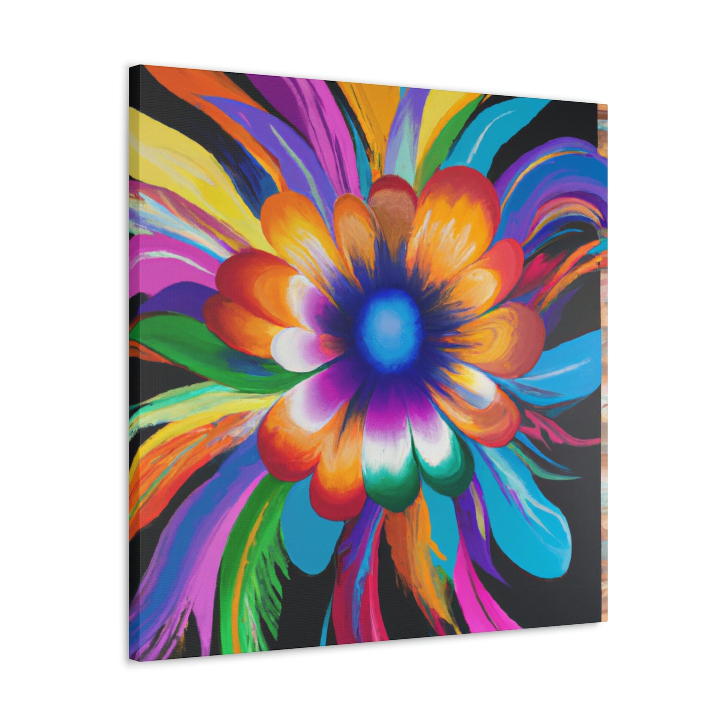 Psychedelic Bloom. - Canvas