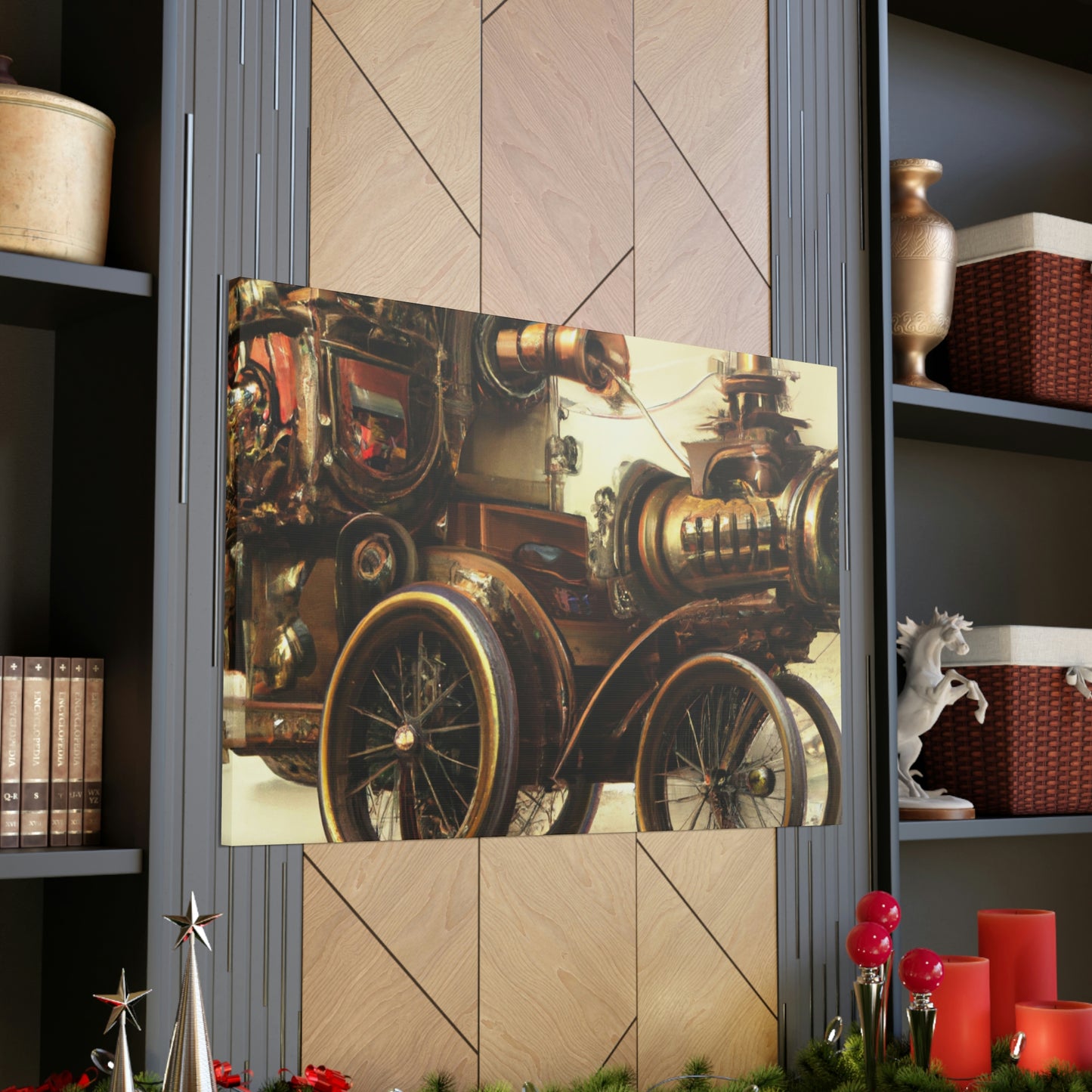 Steampunk Motor. - Canvas