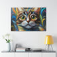 Rainbow Whiskers. - Canvas