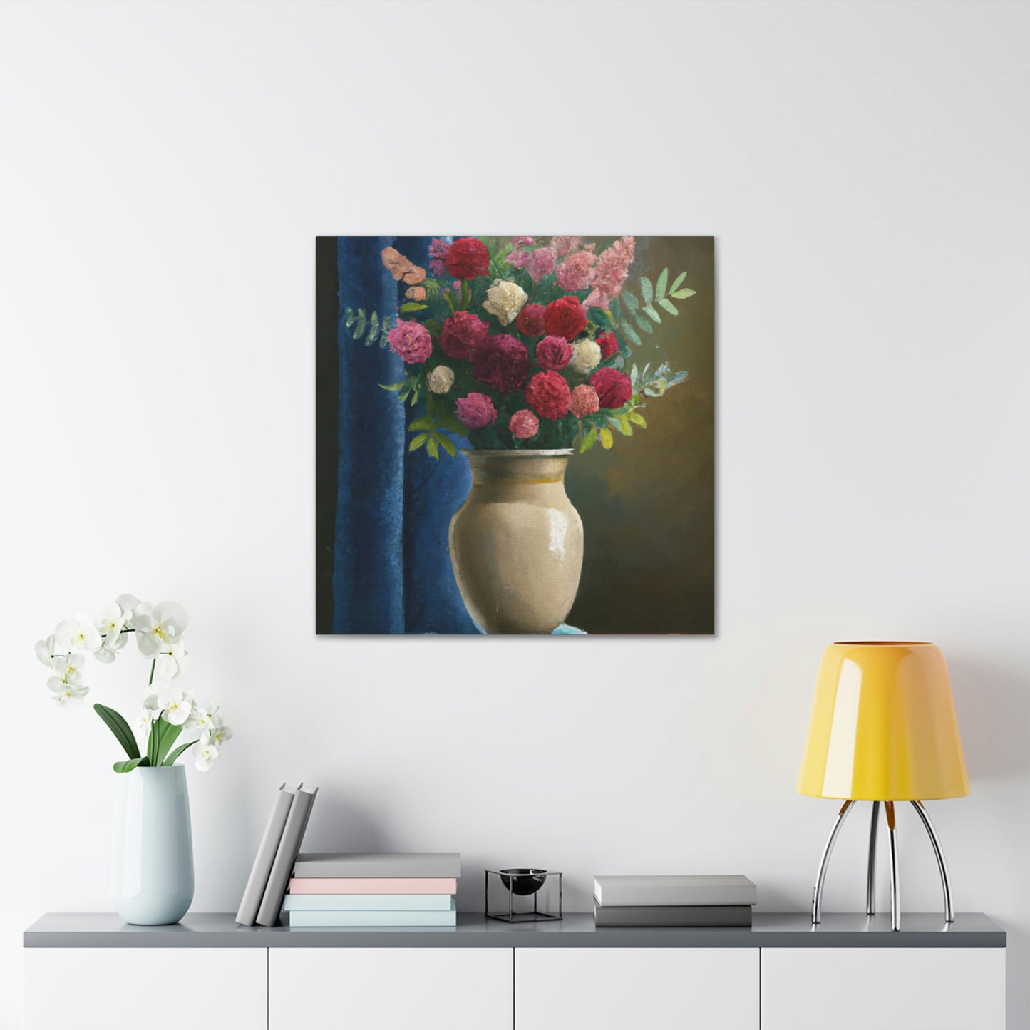 Floral Fantasia. - Canvas